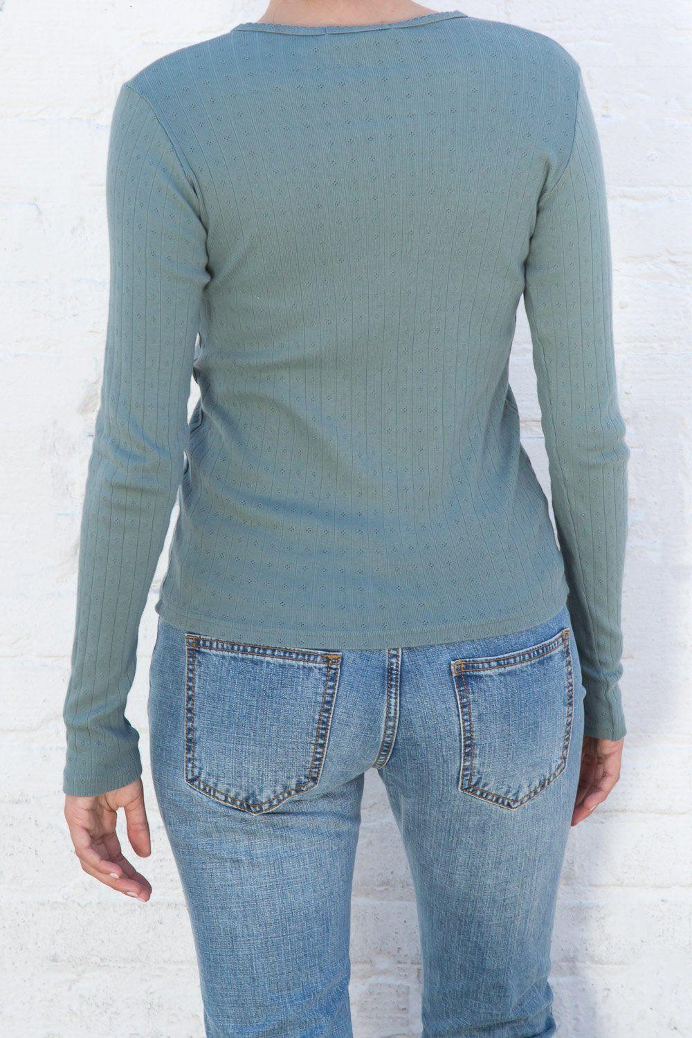 Leah Scallop Eyelet Top Product Image