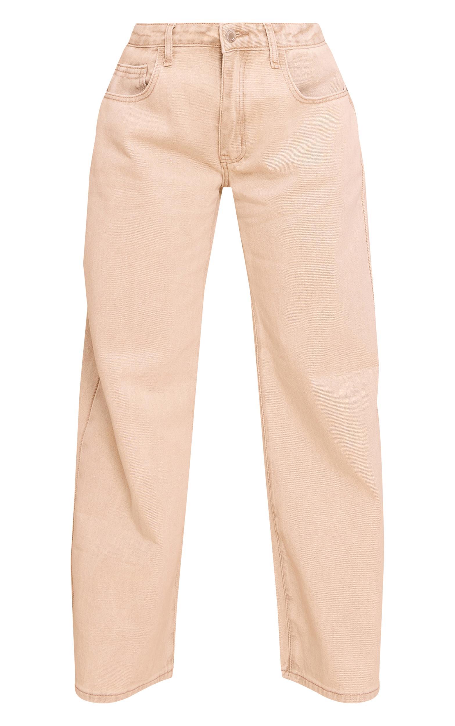 Washed Stone Low Rise Wide Leg Jeans Product Image