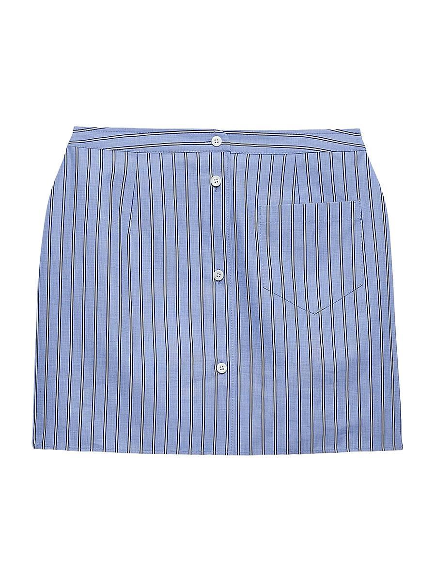 Womens Striped Miniskirt Product Image