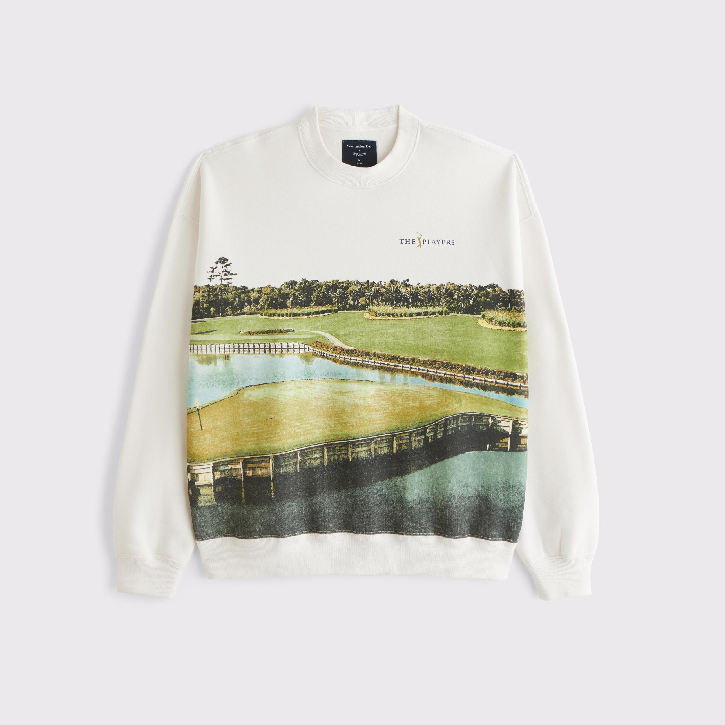 Golf Graphic Crew Sweatshirt Product Image