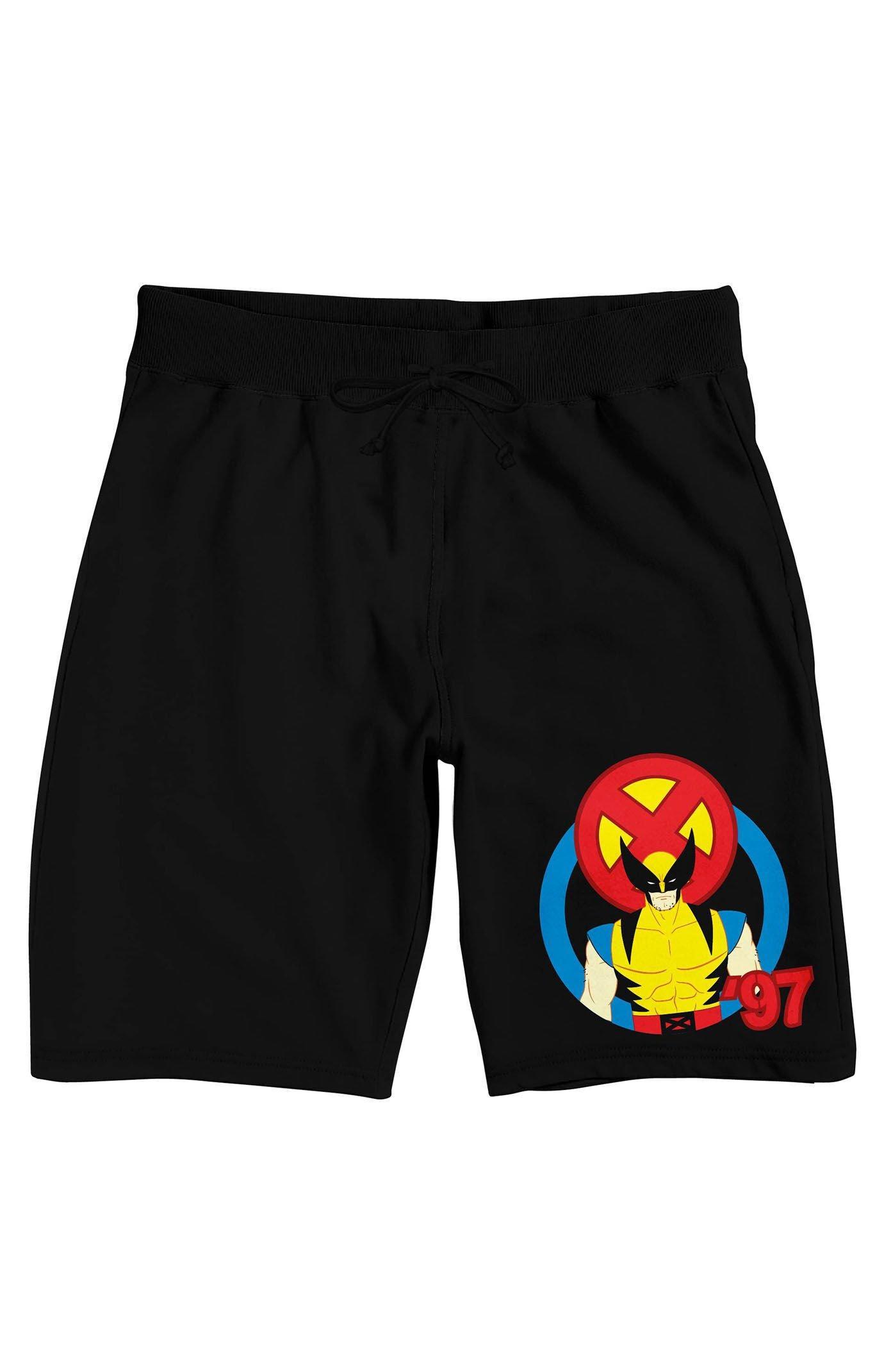 Men's Marvel X-Men 97 Wolverine Sleep Shorts, Size: XL, Black Product Image