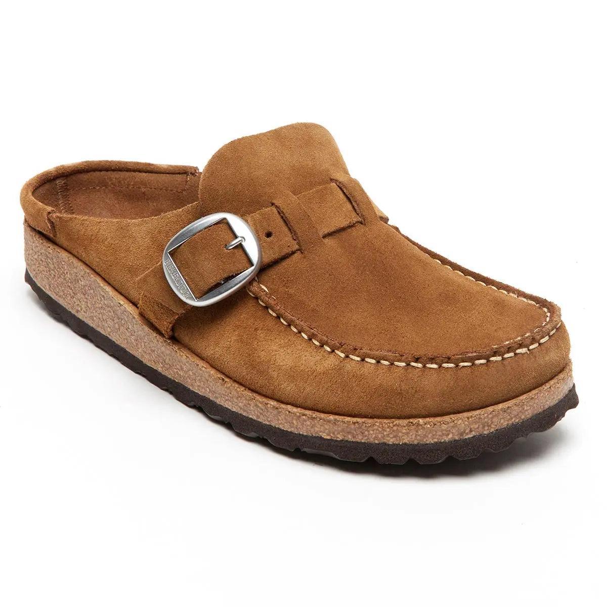 Birkenstock Buckley Suede Leather Mule Shoes Product Image