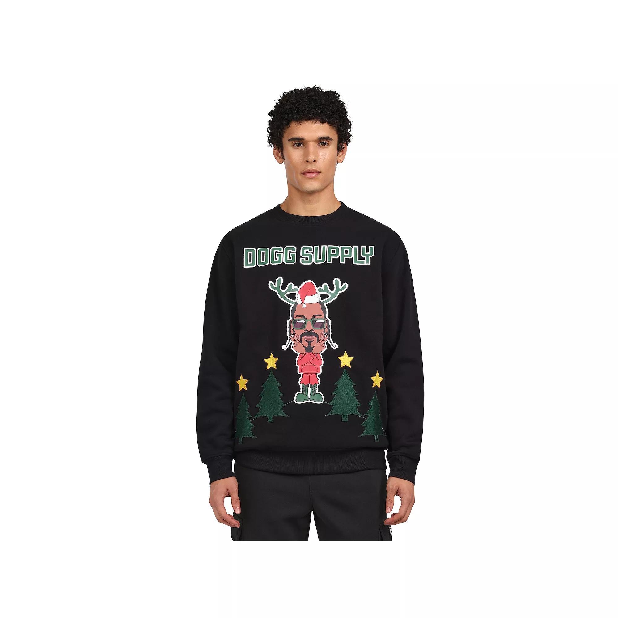 Dogg Supply Holiday Graphic Fleece Sweatshirt, Men's, Size: XXL, Black Product Image