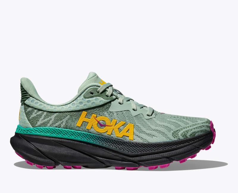 HOKA Men's Speedgoat 6 Shoes in Antique Olive/Squash, Size 9 W Product Image