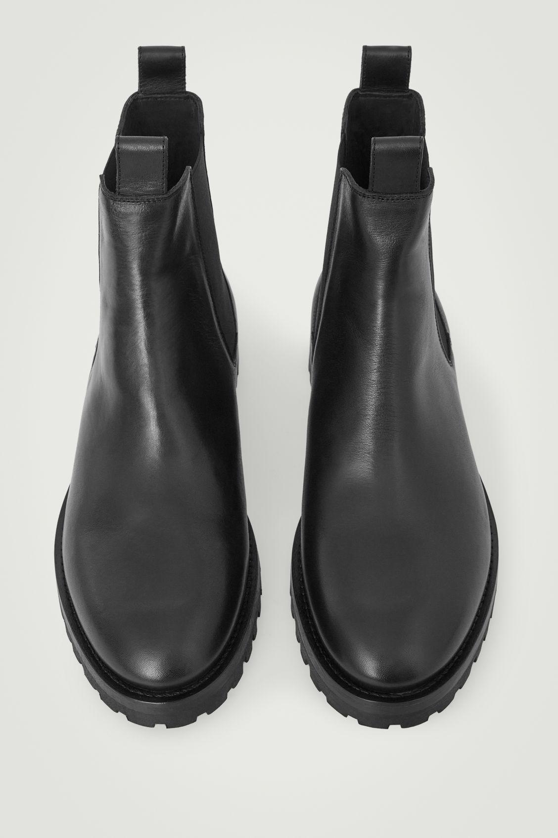 LEATHER CHELSEA BOOTS Product Image