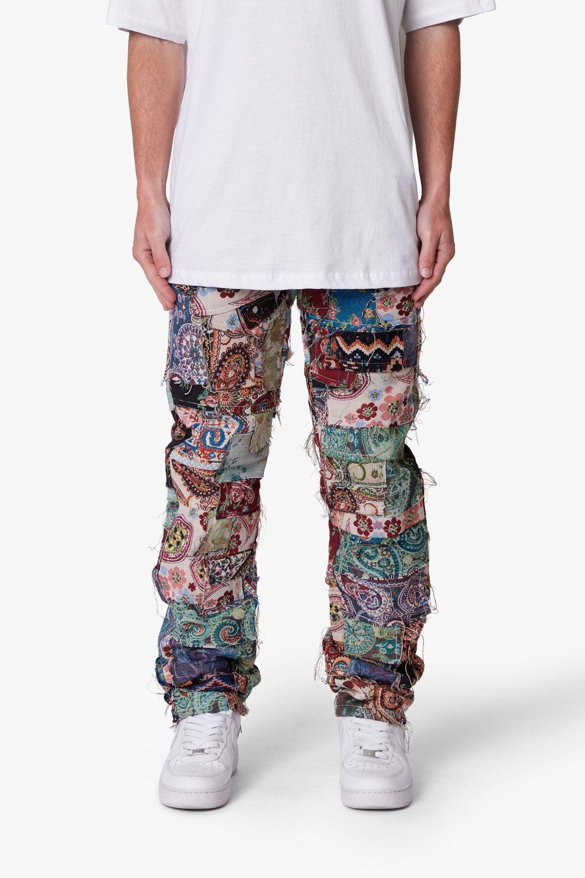 Paneled Blanket Pants - Multi Product Image