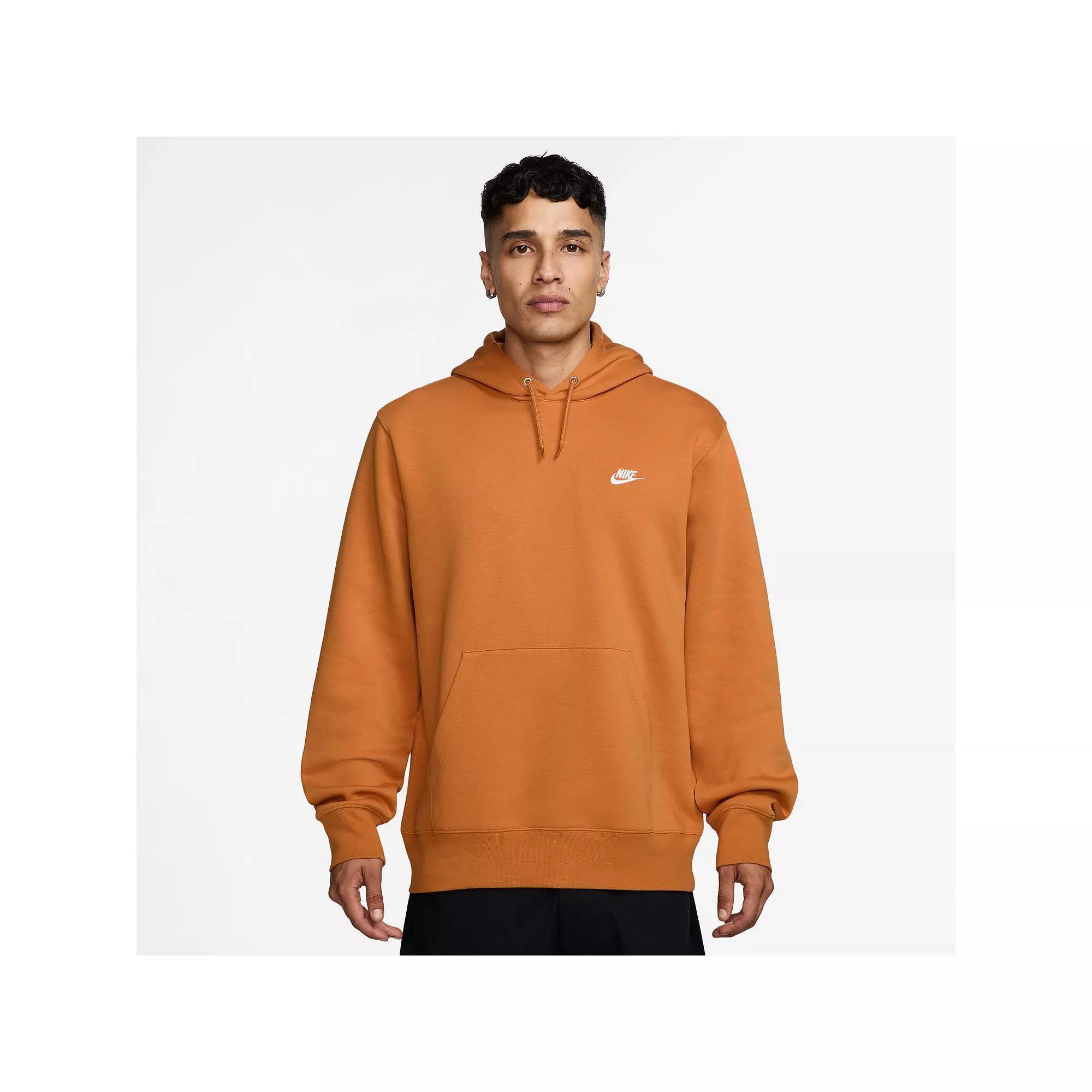 Mens Nike Club Pull-Over Fleece Hoodie Product Image