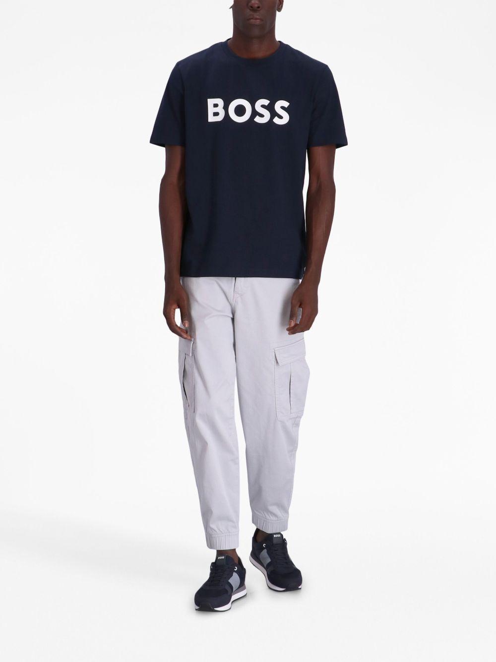 logo-print cotton T-shirt Product Image