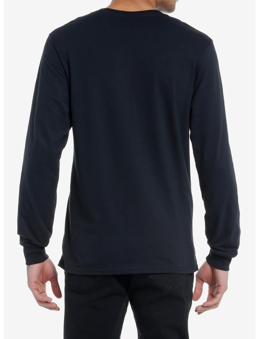 Social Collision® Shadows Angel Statue Long-Sleeve T-Shirt Product Image