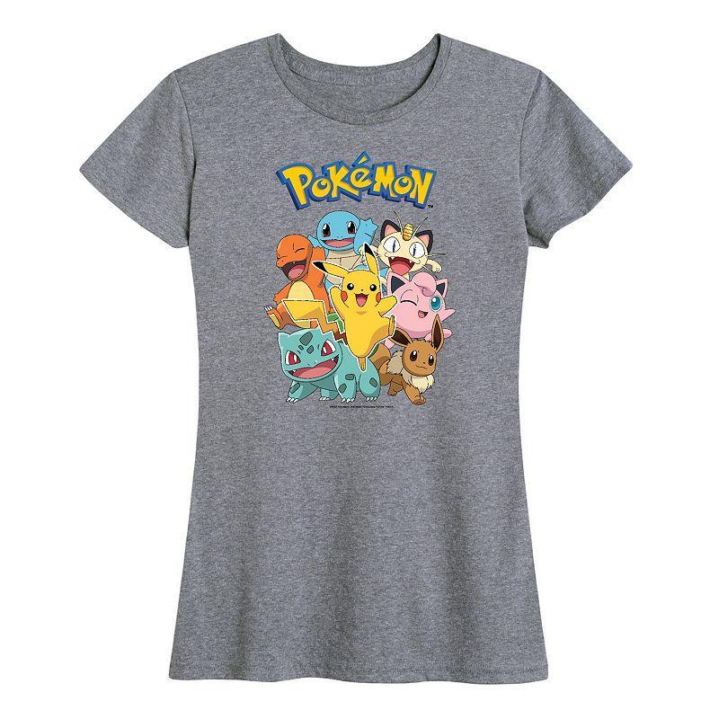 Womens Pokemon Character Group Graphic Tee Product Image