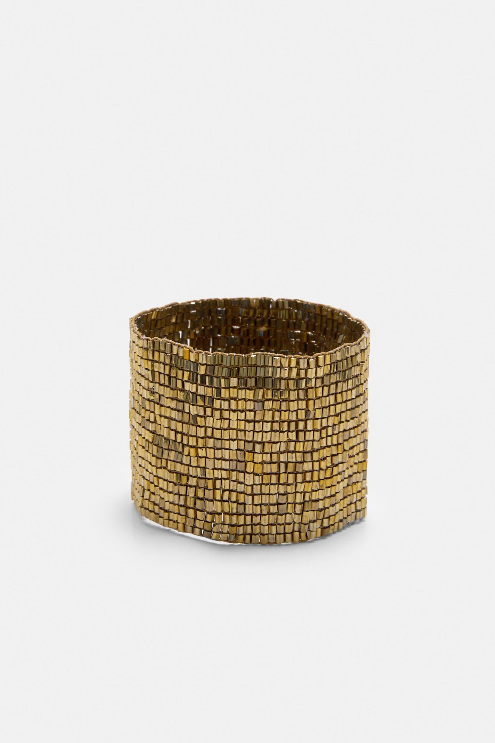 Wide beaded arm cuff Product Image