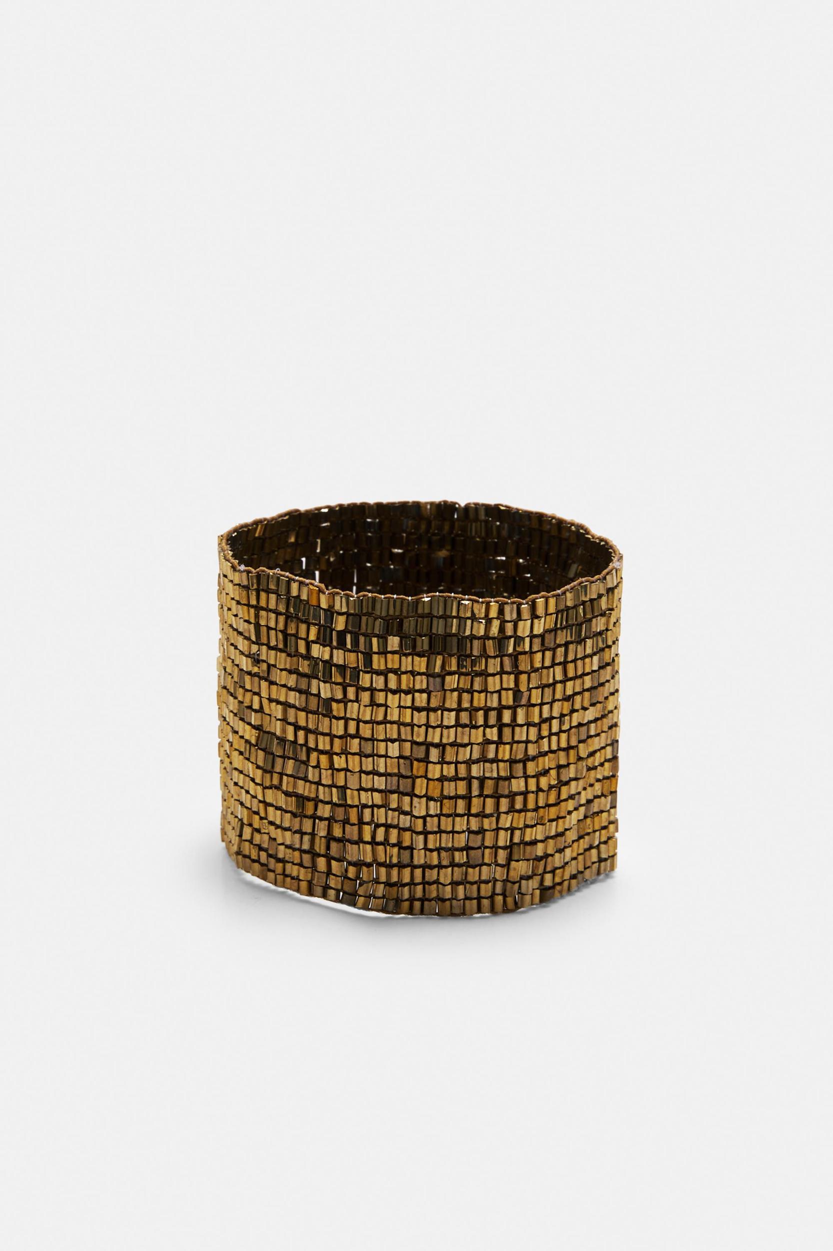 Wide beaded arm cuff Product Image