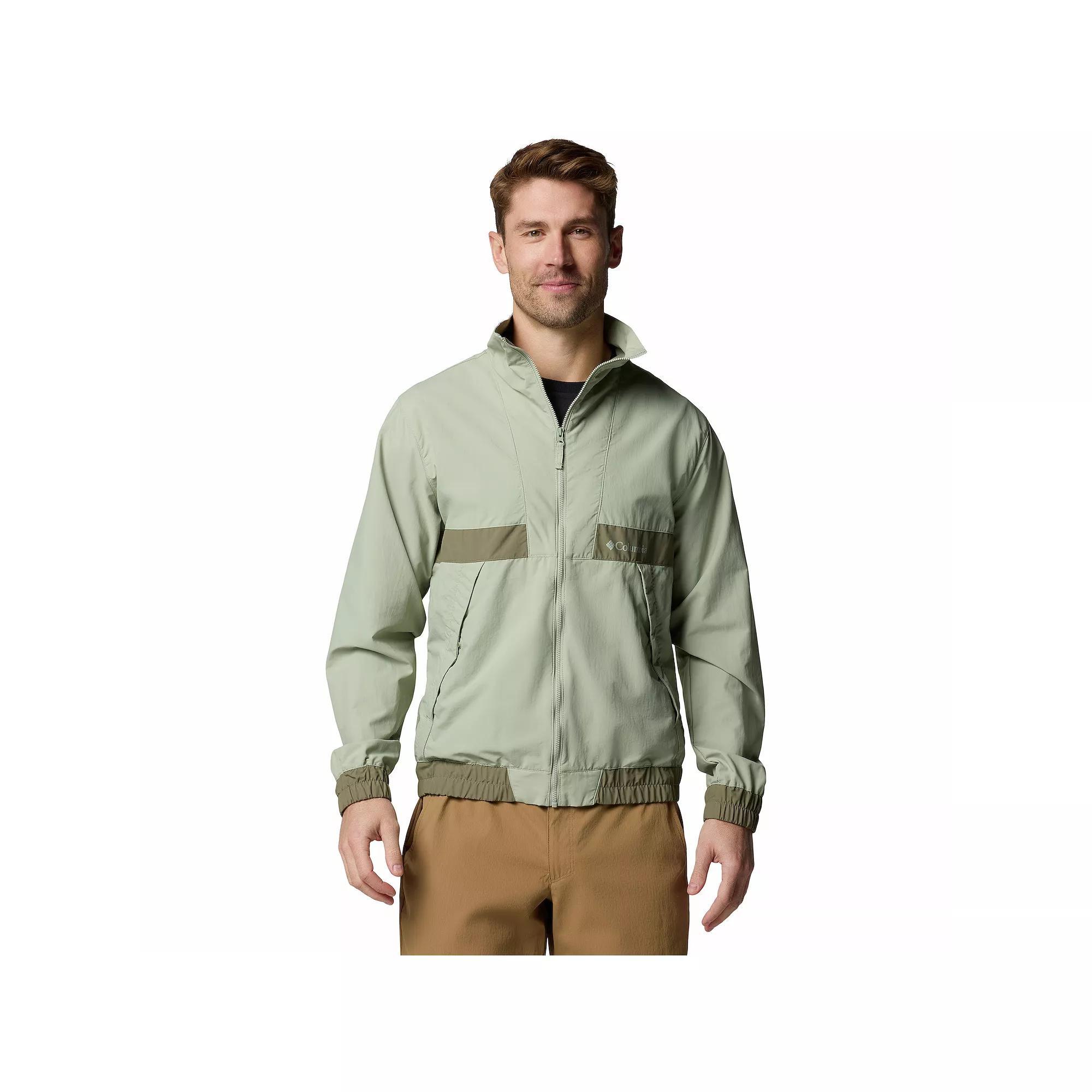 Men's Columbia Spire Valley Omni-SHIELD™ Windbreaker, Size: Large, Safari Product Image