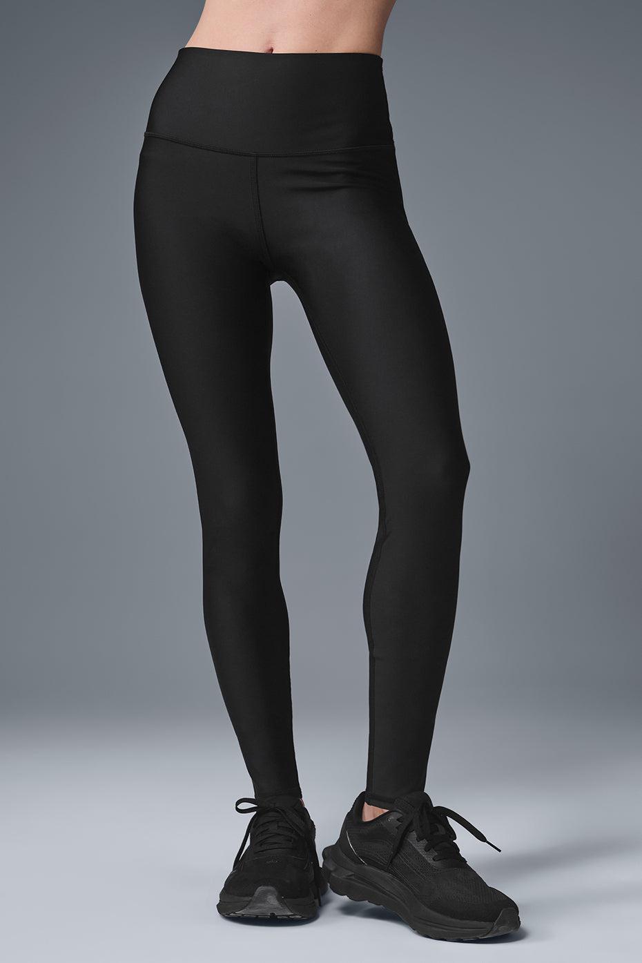High-Waist Airlift Legging - Black Product Image
