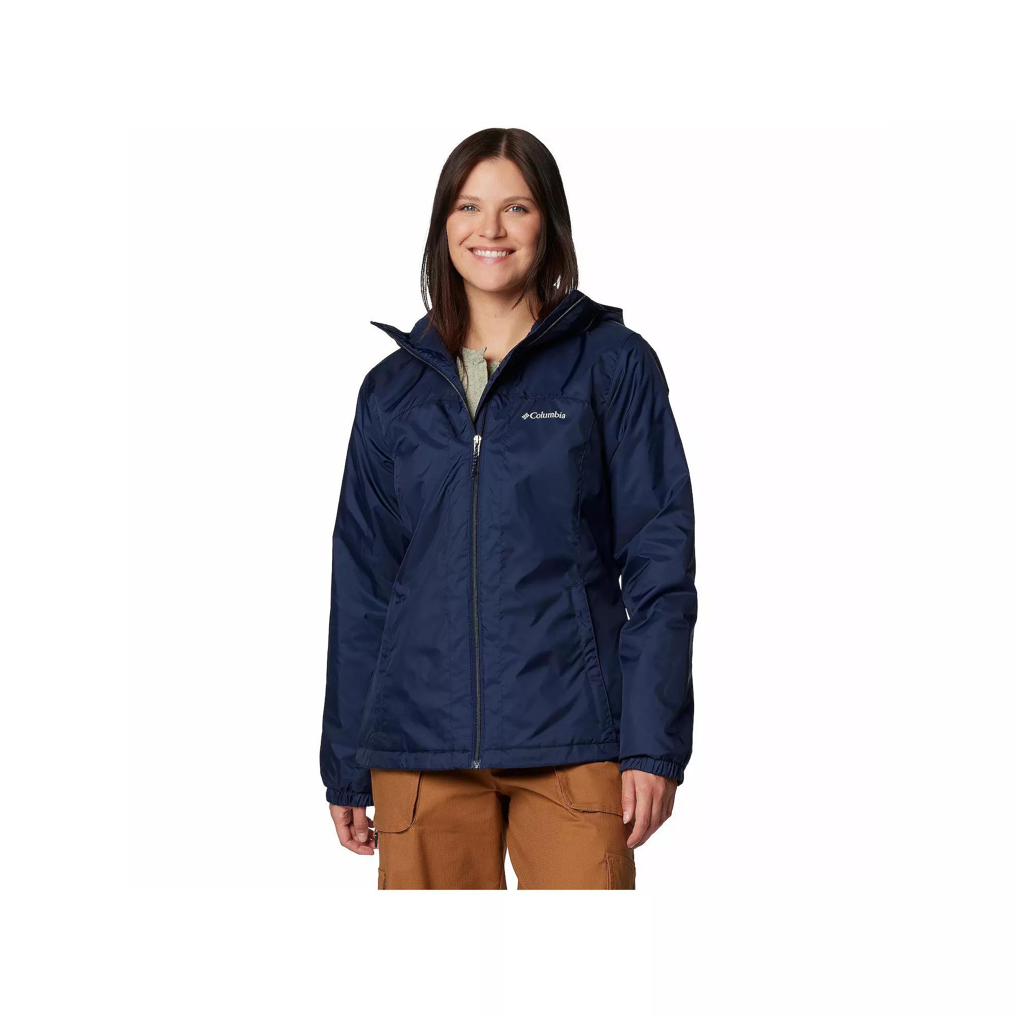 Women's Columbia Switchback II Sherpa-Lined Jacket, Size: XXL, Stone Green Product Image