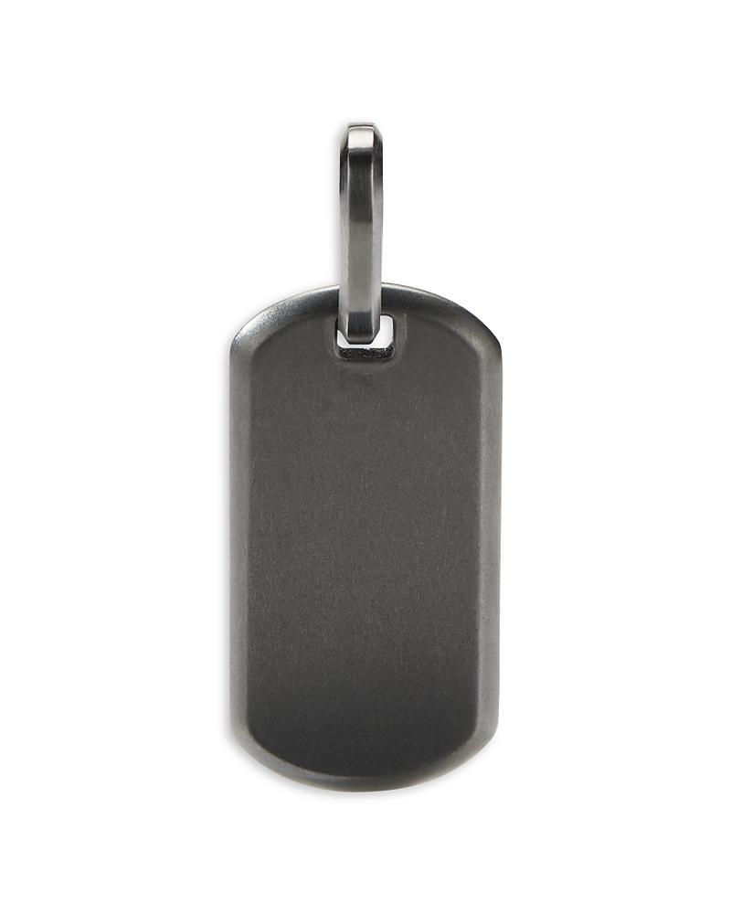 David Yurman Mens Chevron Tag Titanium, 35mm Product Image