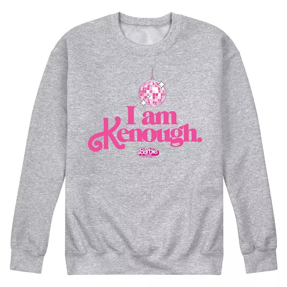 Men's Barbie The Movie I Am Kenough Disco Ball Graphic Tee, Size: Large, Grey Gray Product Image
