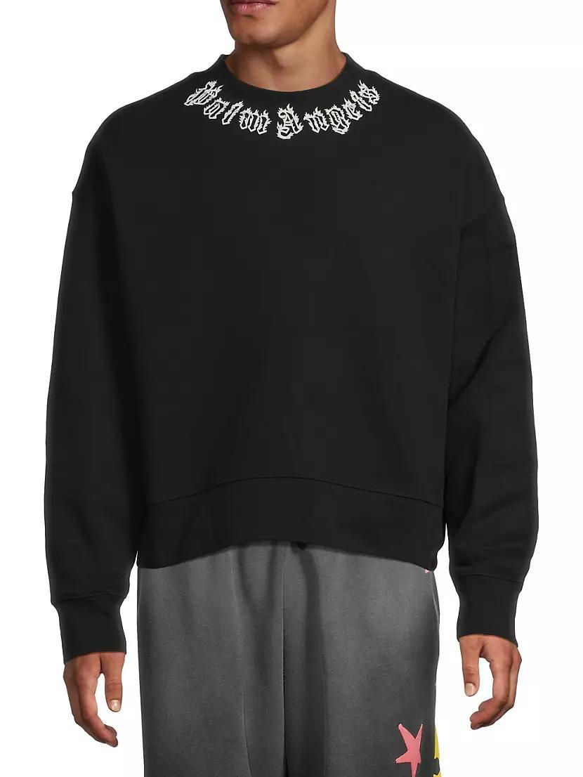 Neck Logo Crewneck Sweatshirt Product Image