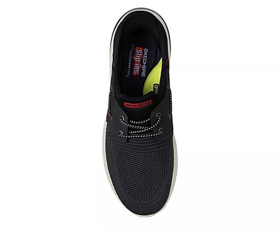 Skechers Mens Delson 3.0 Roth Washable Knit Slip Product Image