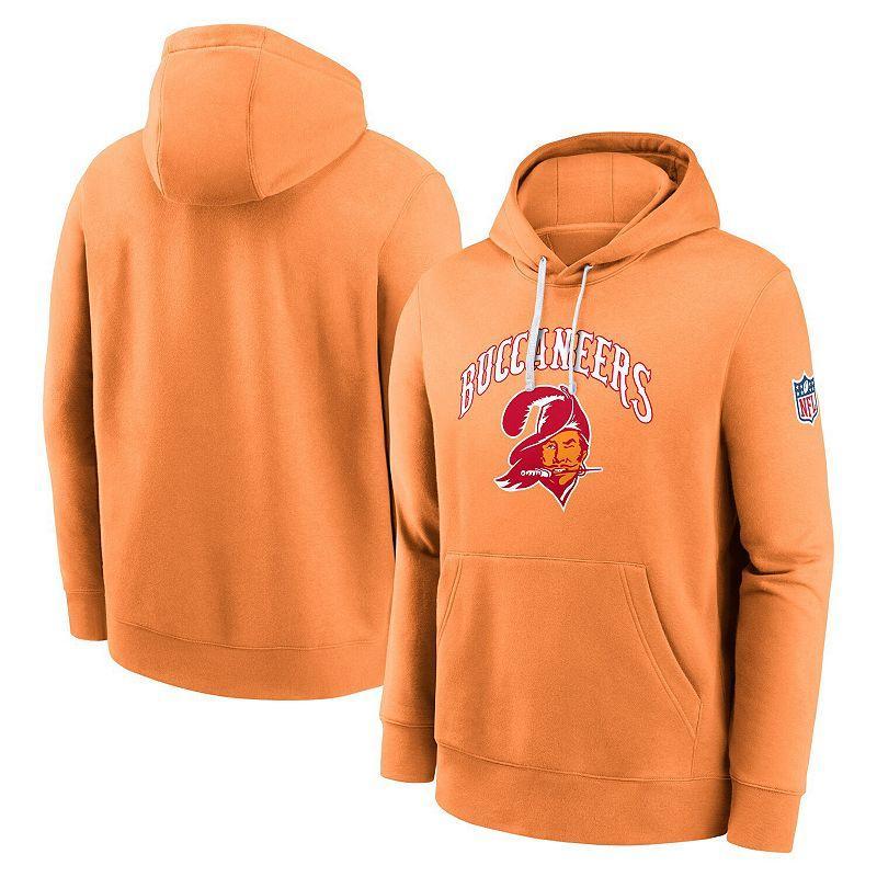 Mens Nike Orange Tampa Bay Buccaneers Throwback Club Pullover Hoodie Product Image