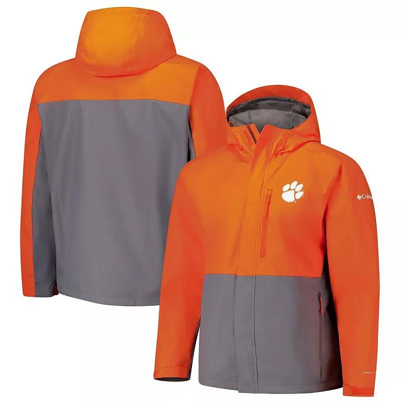 Men's Columbia  Orange Clemson Tigers Field Bound Omni-Tech™ Full-Zip Jacket, Size: 2XL Product Image