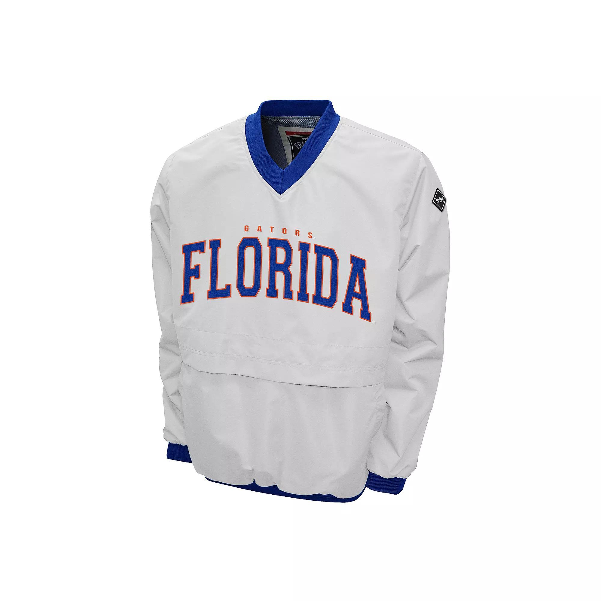 Men's Florida Gators Members Windshell Pullover, Size: XXL, White Product Image