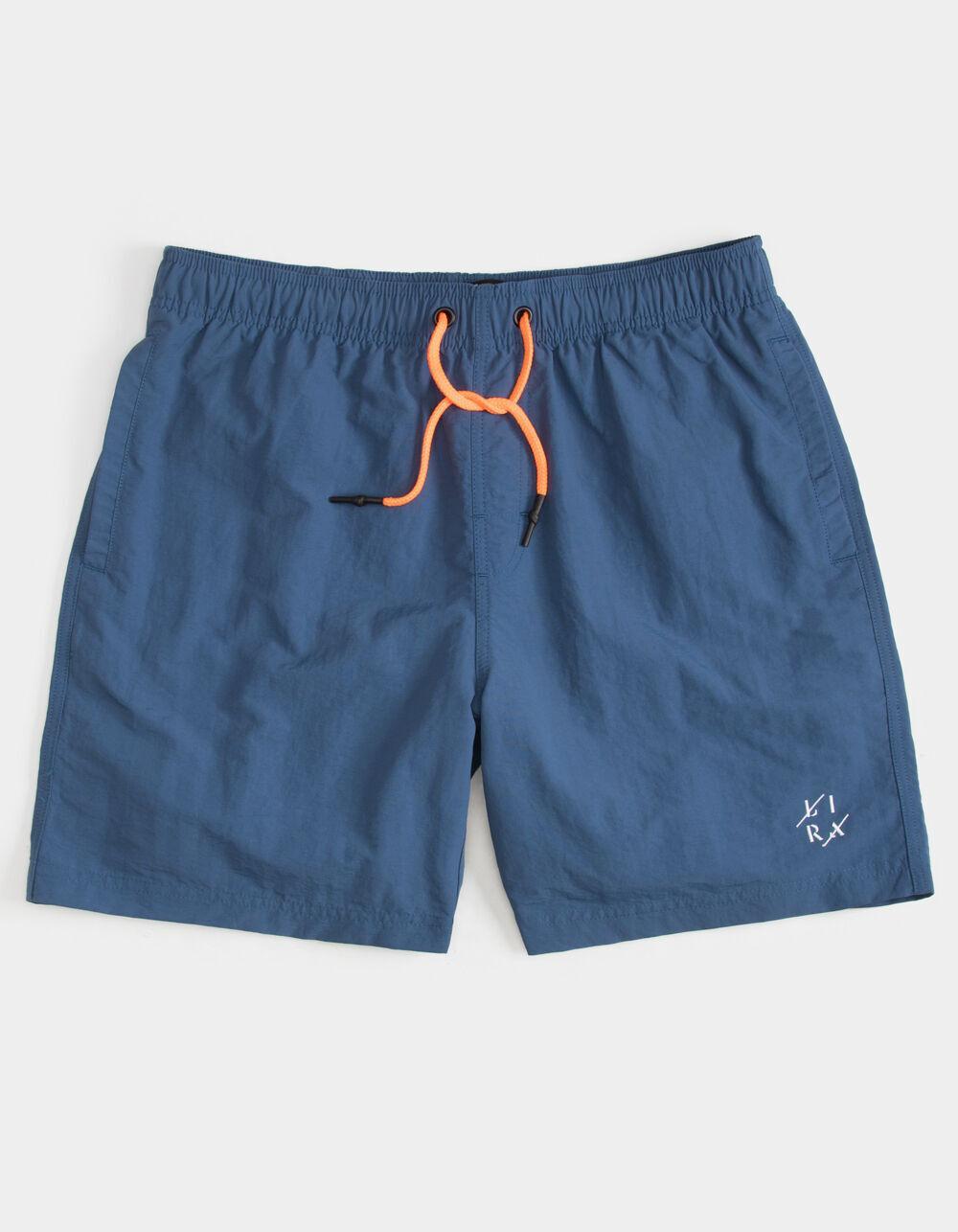 LIRA Court Mens Volley Shorts - SLATE BLUE Product Image