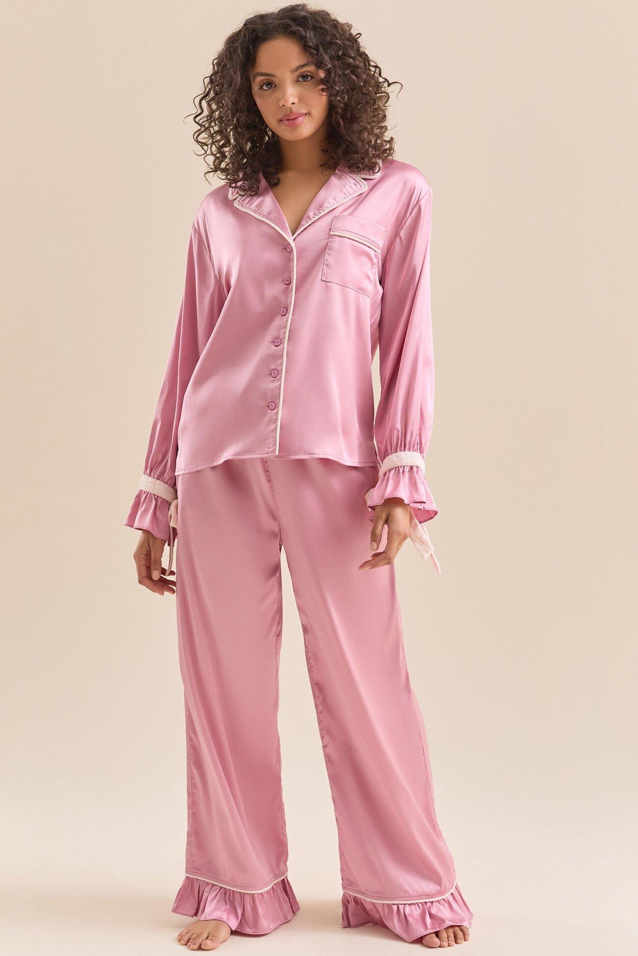 Lilly Satin Lounge Pant Product Image