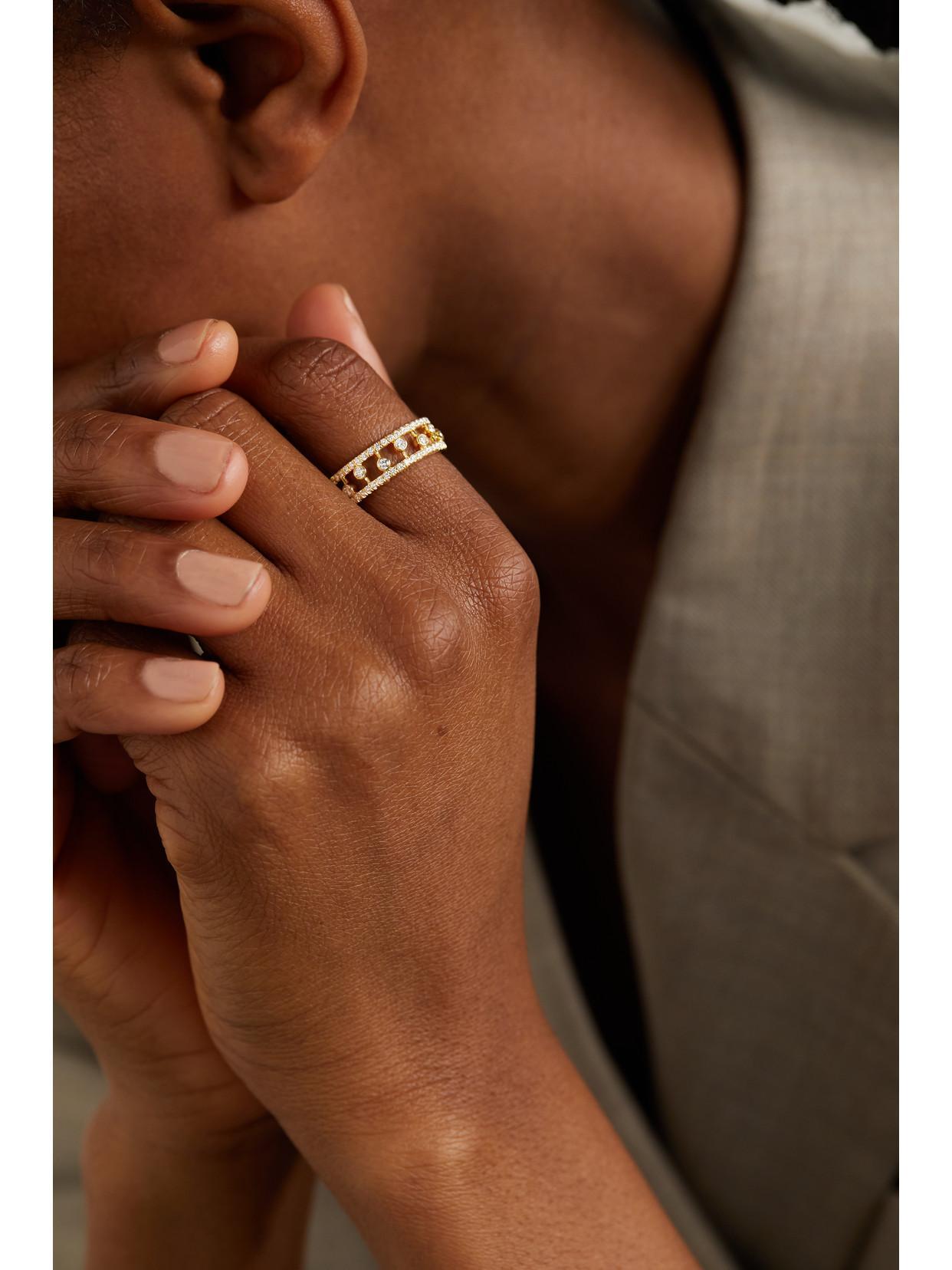DE BEERS Dewdrop 18-karat Gold Diamond Ring Product Image