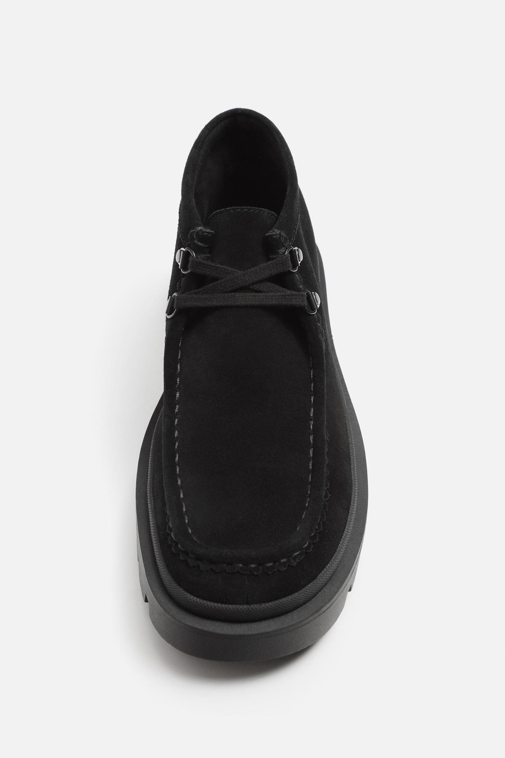 LEATHER ANKLE BOOTS Product Image