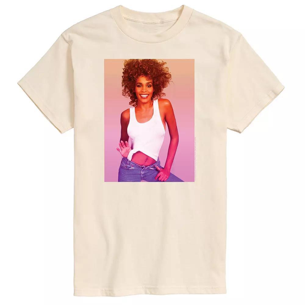 Mens Whitney Houston Photo Tee Product Image