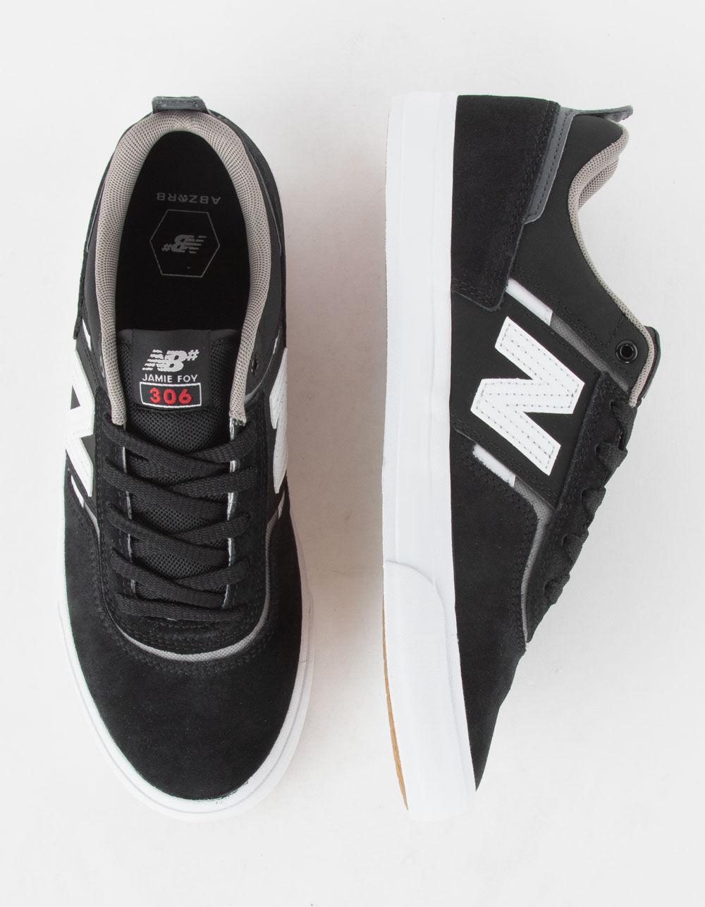 NEW BALANCE Numeric Jamie Foy 306 Mens Shoes - BLK/WHT Product Image
