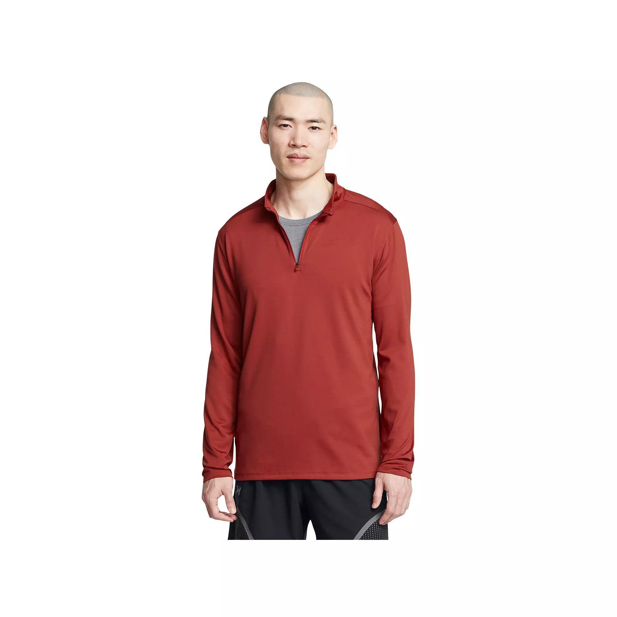 Men's Under Armour Motion Quarter Zip Top, Size: Medium, Earthen Orange Product Image