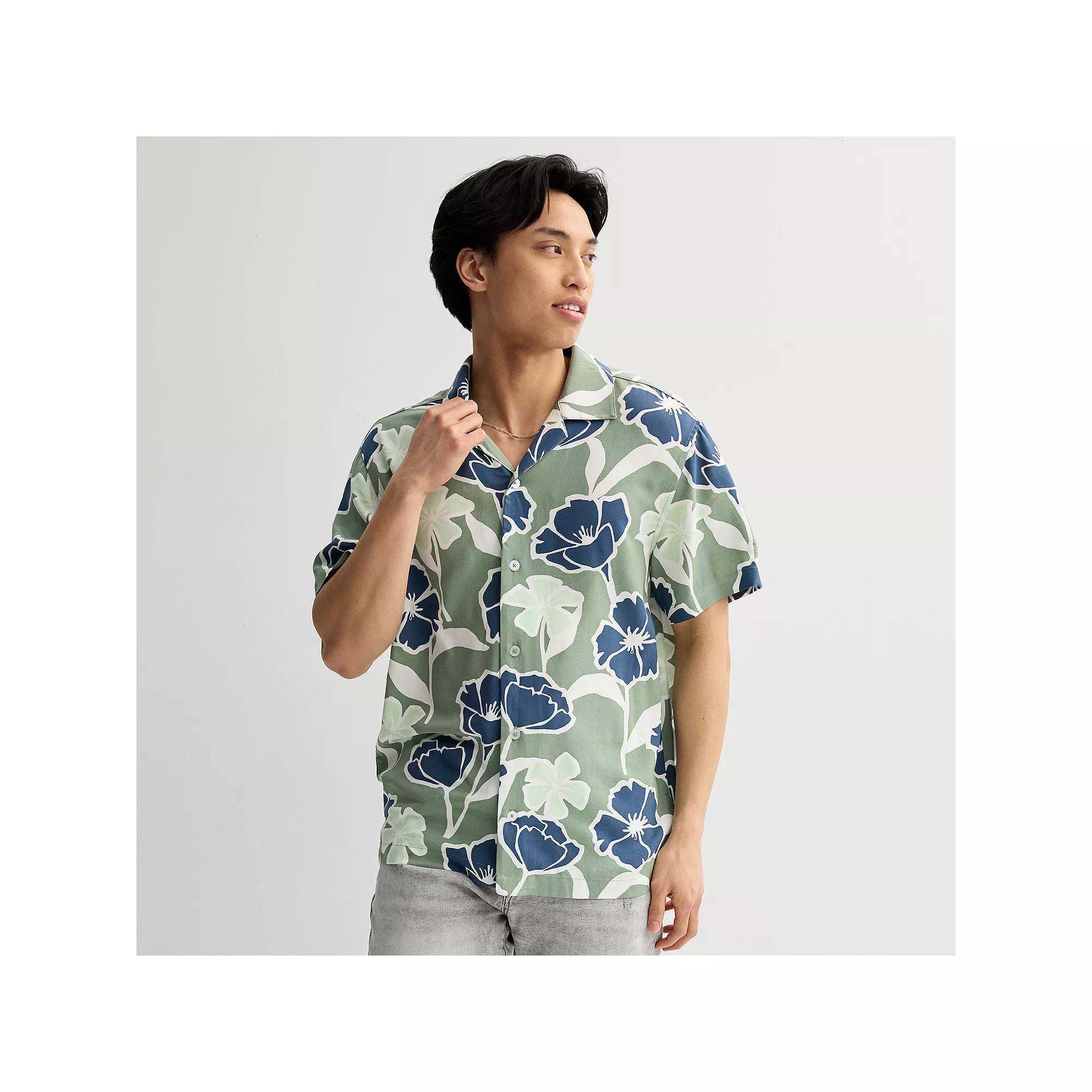 Men's Trinity Coast Camp Shirt, Size: Small, Spray Product Image