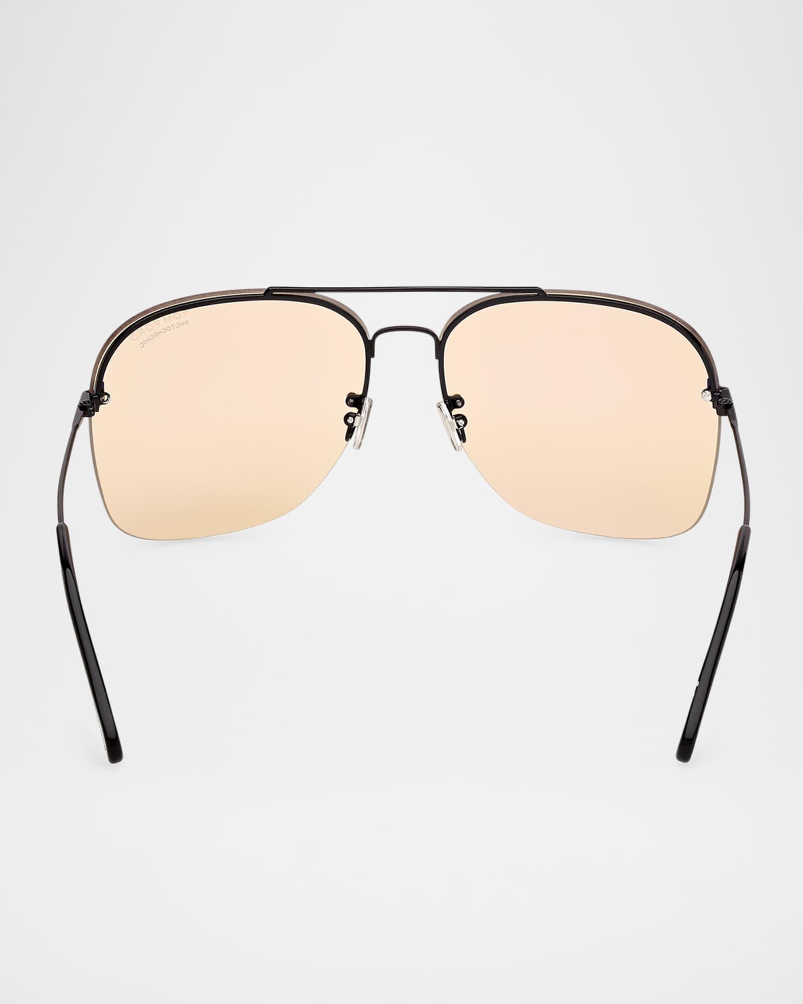 Men's Mackenzie-02 Metal Photochromic Aviator Sunglasses Product Image