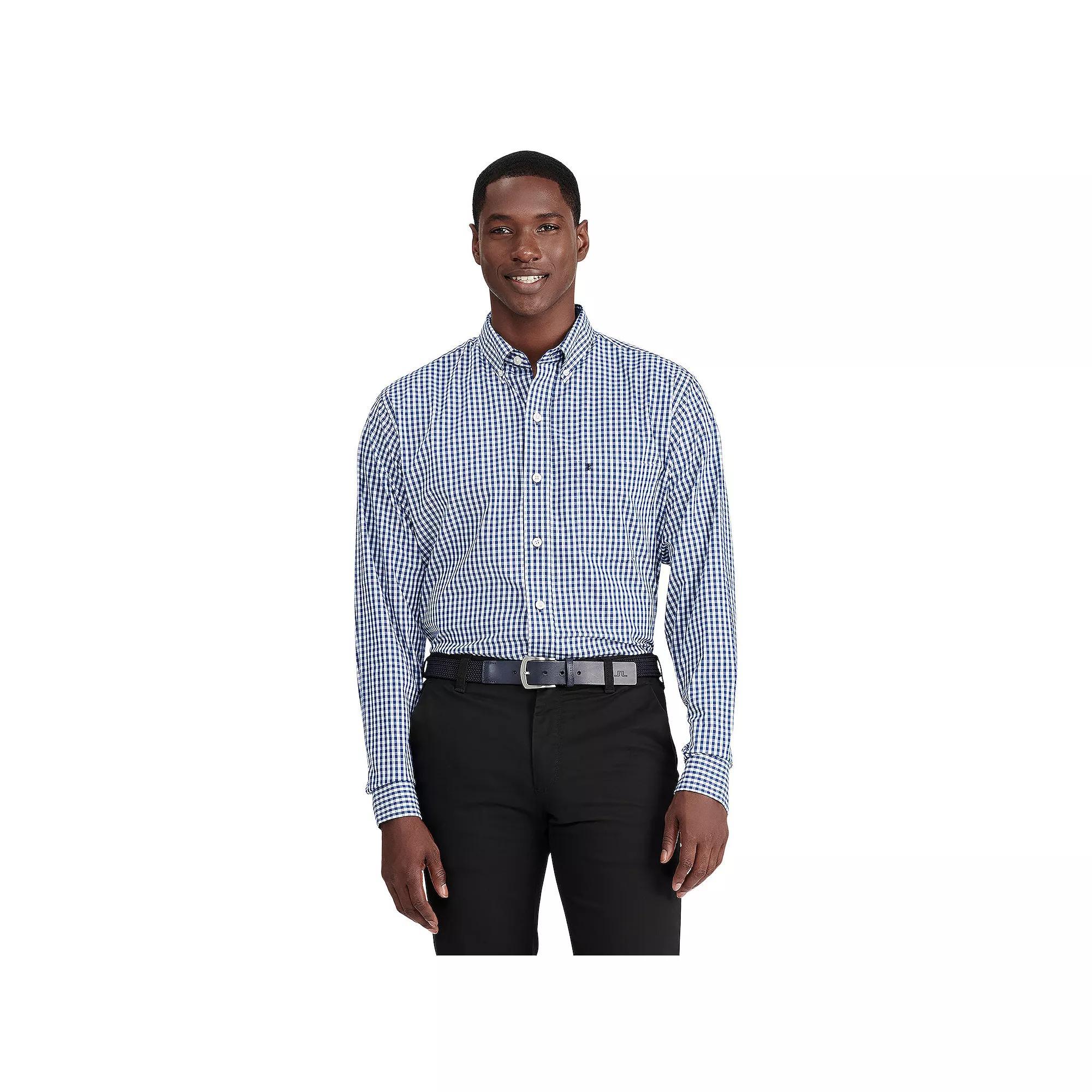 Men's IZOD Classic Button-Down Shirt, Size: Small, Mazarine Blue Product Image