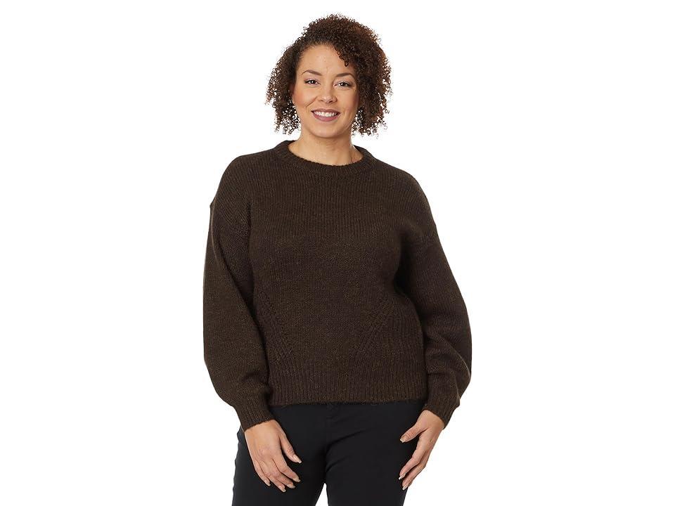 Madewell Plus Simone Wedged Fashioning Crew (Noble ) Women's Sweater Product Image