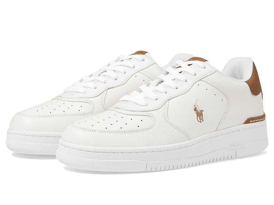 Polo Ralph Lauren Mens Masters Court Colorblock Sneakers Product Image