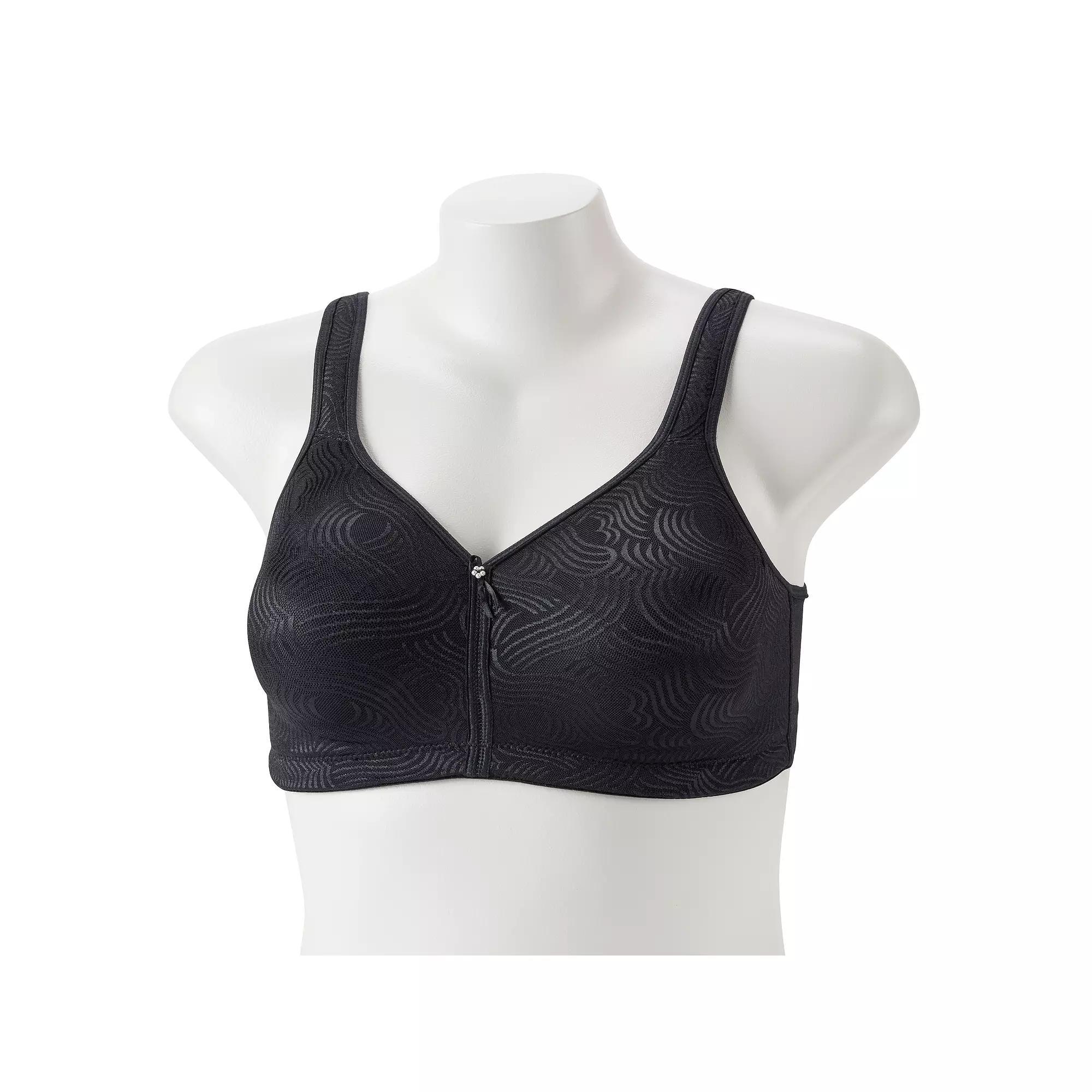 Lunaire Love Knot Wireless Bra 13314, Women's, Size: 48 Dd, Black Product Image