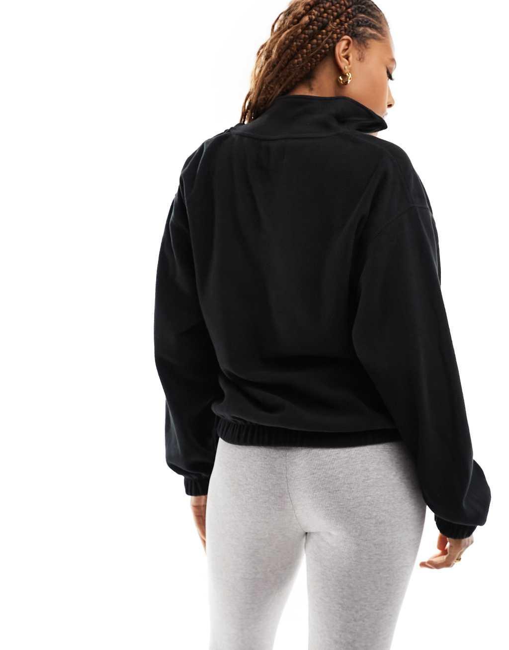ASOS DESIGN half zip fleece Product Image