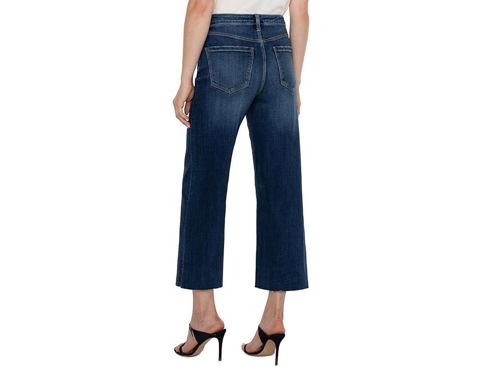 Liverpool Los Angeles Stride High Rise Cropped Wide Leg Jeans in Bowers Product Image