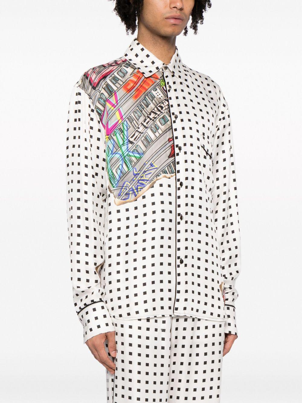 The Gender Neutral silk shirt Product Image