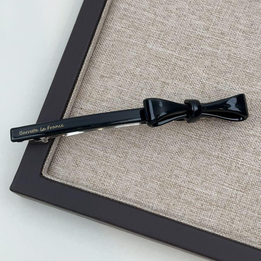 Bow Resin Hair Clip Product Image