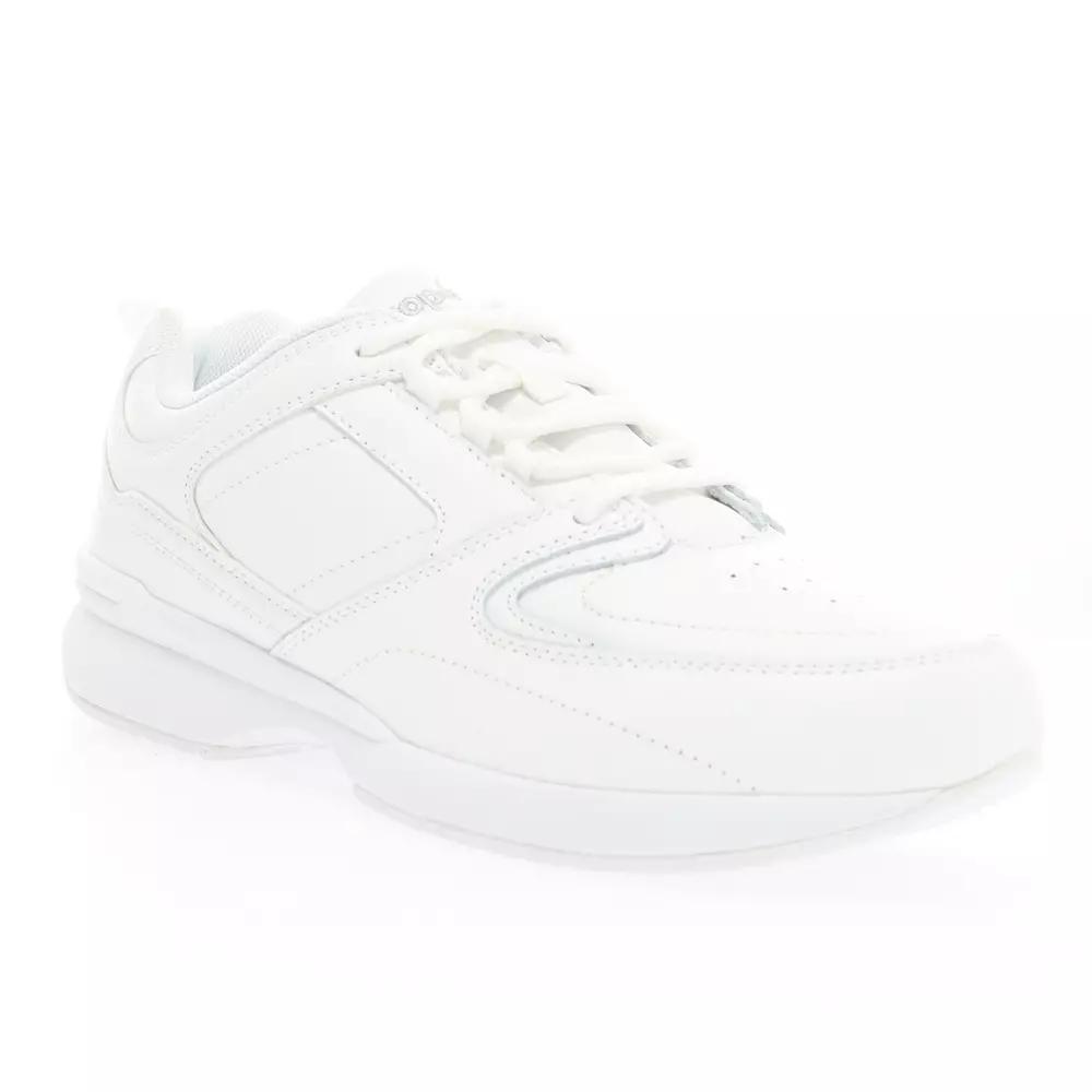 Propet Lifewalker Women's Leather Sport Sneakers, Size: 7.5 XW, White Product Image