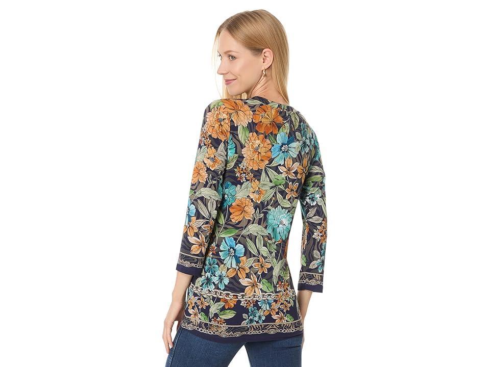 Womens The Janie Floral Crewneck Top Product Image