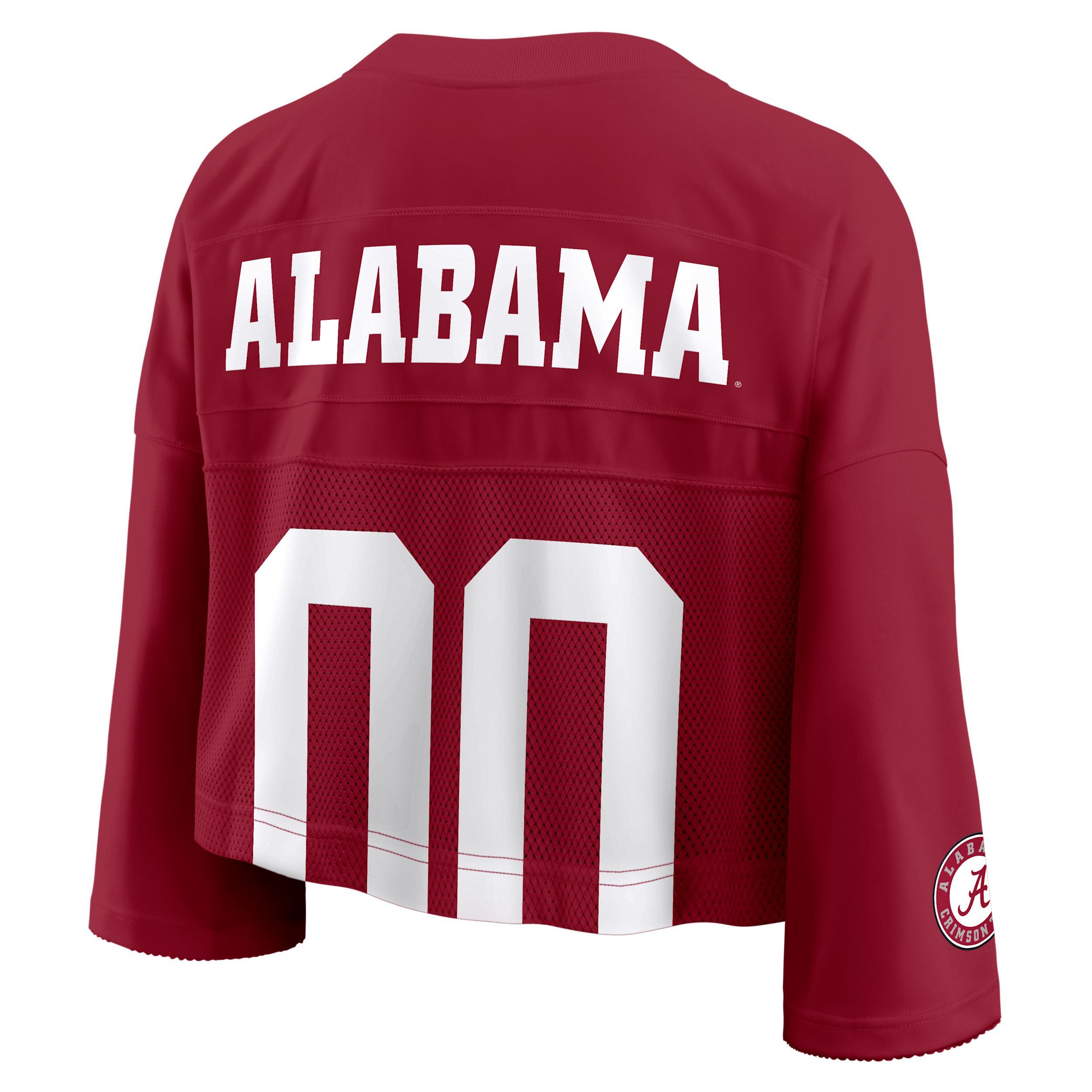 Alabama Jersey Women's Nike Dri-FIT College Cropped Top Product Image