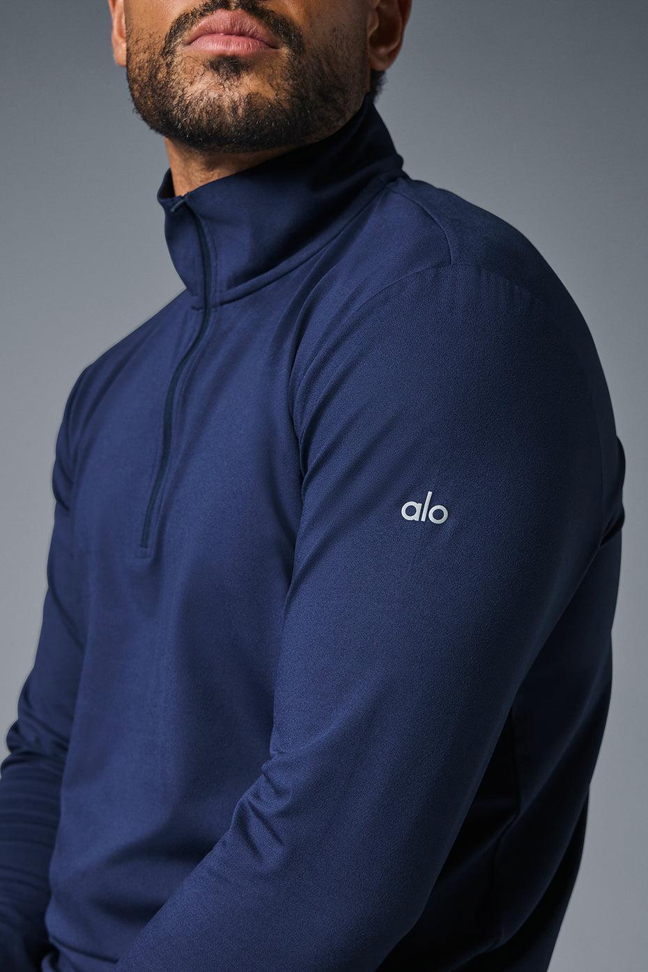 Conquer 1/4 Zip Reform Long Sleeve - Navy Male Product Image