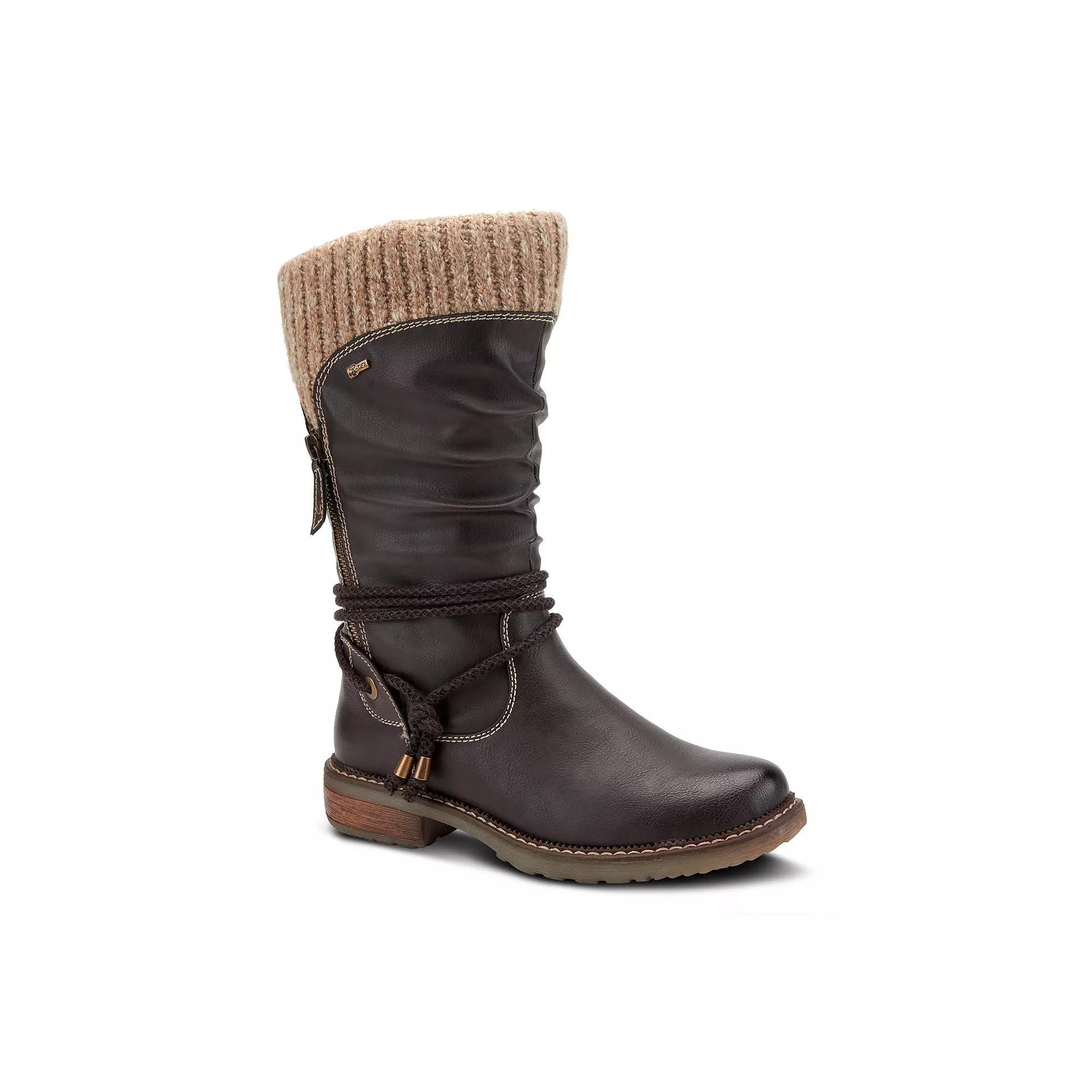 Spring Step Women's Acaphine Tall Boots, Size: 39, Brown Product Image