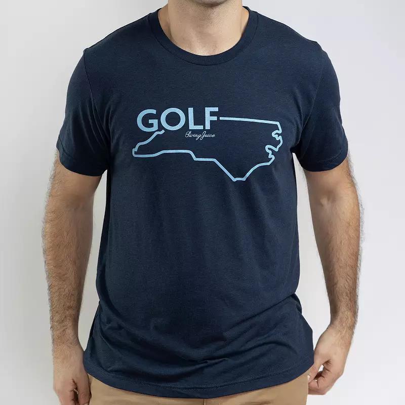 Men's SwingJuice Golf North Carolina T-Shirt, Size: XXL, Blue Product Image