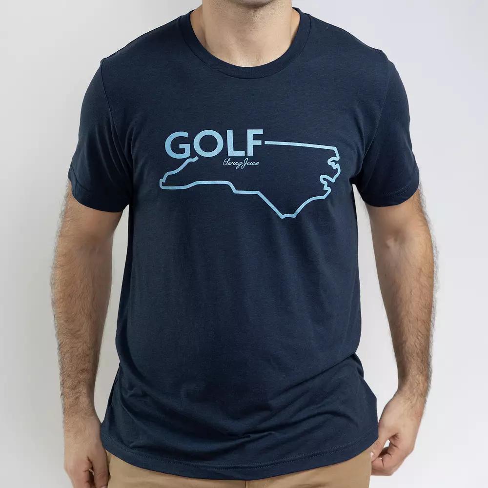Men's SwingJuice Golf North Carolina T-Shirt, Size: XXL, Blue Product Image